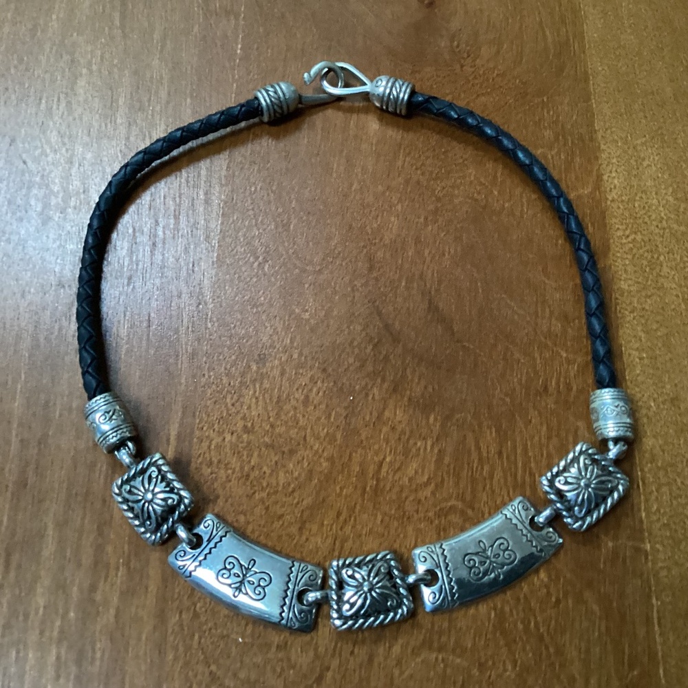 Brighton Necklace Silver-tone Black